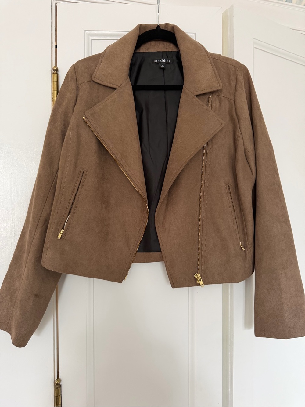 JCrew Mercantile suede jacket